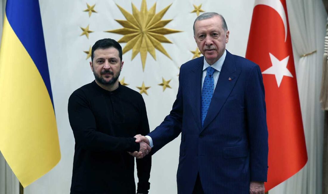 Cumhurbaşkanı Recep Tayyip Erdoğan, Ukrayna Devlet Başkanı Volodimir Zelenskiy ile