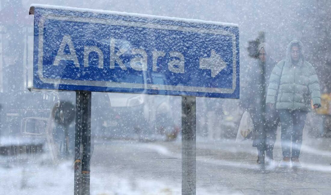 Ankara’da etkili olan soğuk hava ve yoğun kar yağışı, 20