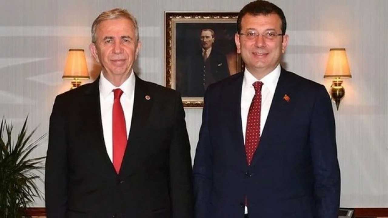 İstanbul Büyükşehir Belediye (İBB) Başkanı Ekrem İmamoğlu ve Ankara Büyükşehir