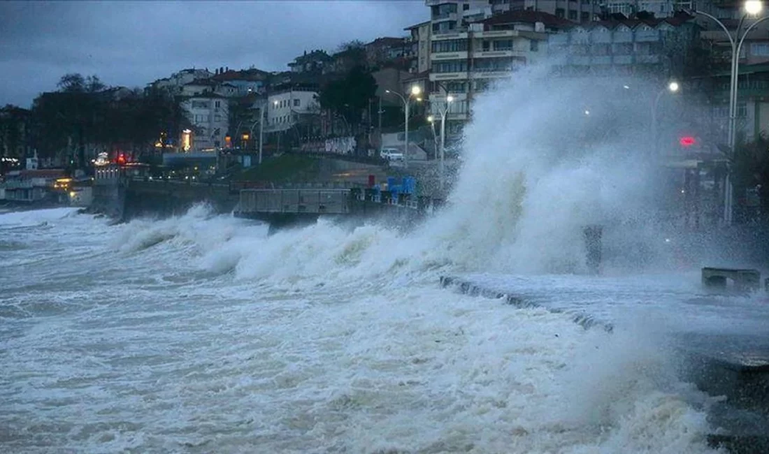 Meteoroloji Genel Müdürlüğü’nün yaptığı açıklamaya göre, Batı Karadeniz’de (Zonguldak-Kastamonu) rüzgarın,