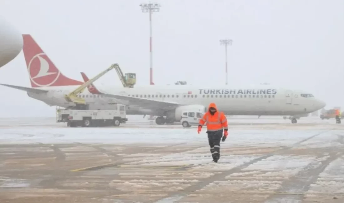 İstanbul’da beklenen olumsuz hava koşulları nedeniyle Sabiha Gökçen Uluslararası Havalimanı’nda