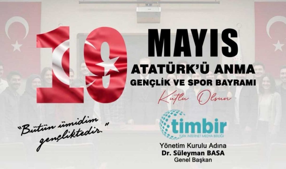 TİMBİR tarafından yapılan paylaşımda “19 Mayıs 1919, Gazi Mustafa Kemal