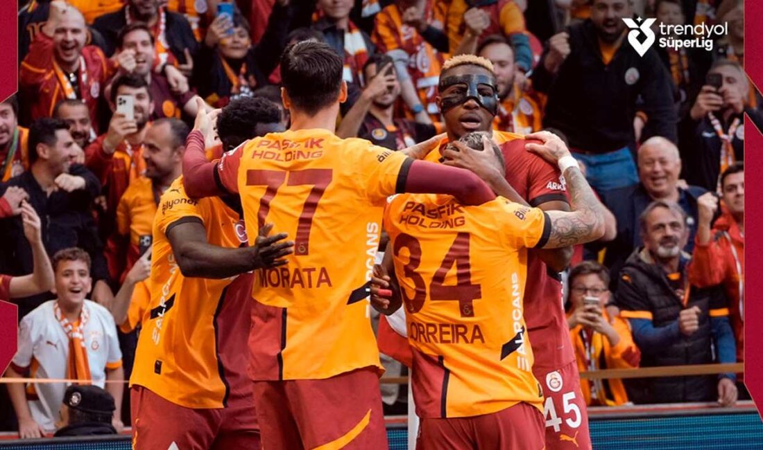 Trendyol Süper Lig’in 34. haftasında şampiyonluk yarışının zirvesindeki Galatasaray, sahasında