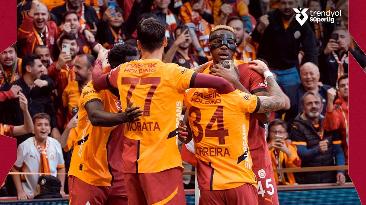 Trendyol Süper Lig’in 34. haftasında şampiyonluk yarışının zirvesindeki Galatasaray, sahasında