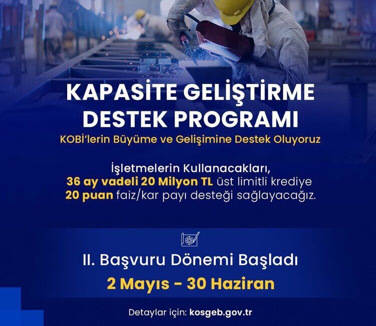 Sanayi ve Teknoloji Bakanı Mehmet Fatih Kacır, KOSGEB Kapasite Geliştirme