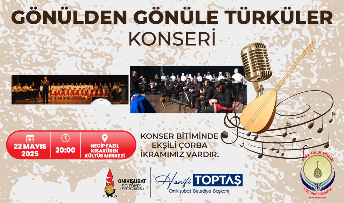 Onikişubat Belediyesi, kültür ve sanat faaliyetleri kapsamında düzenlediği etkinliklere bir