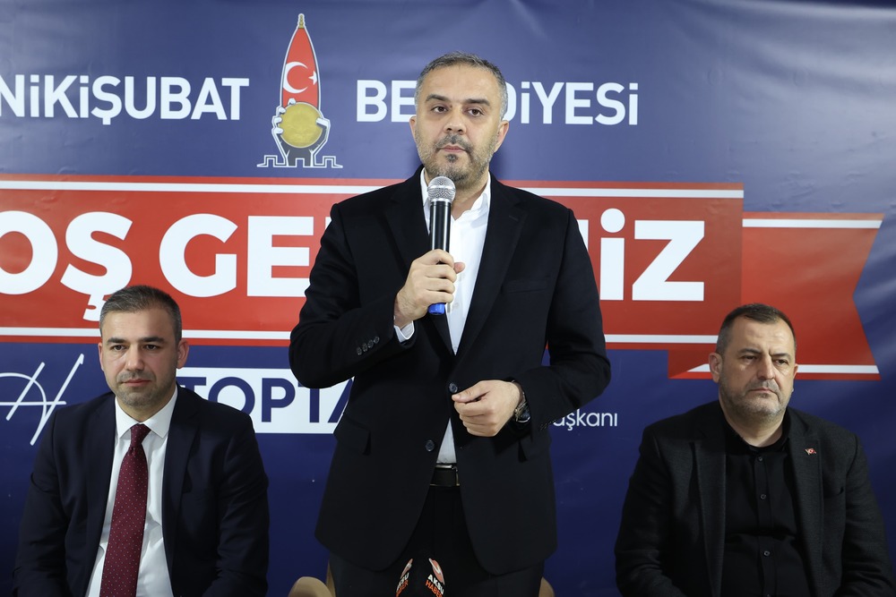AK Parti Onikişubat İlçe Başkanı Durdu Safa Kekeç öncülüğündeki ana