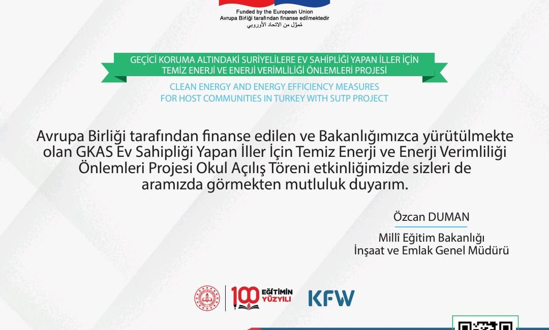"Geçici Koruma Altındaki Suriyelilere Ev Sahipliği Yapan İller İçin Temiz