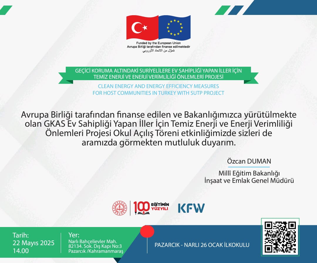 "Geçici Koruma Altındaki Suriyelilere Ev Sahipliği Yapan İller İçin Temiz