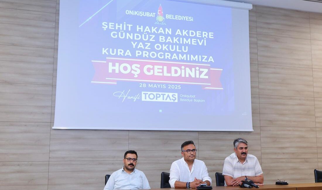 Onikişubat Belediyesi, 5-6 yaş arası çocuklara yönelik hazırladığı “Minik Kalpler