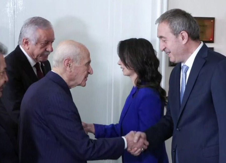 Milliyetçi Hareket Partisi (MHP) Genel Başkanı Devlet Bahçeli, DEM Parti