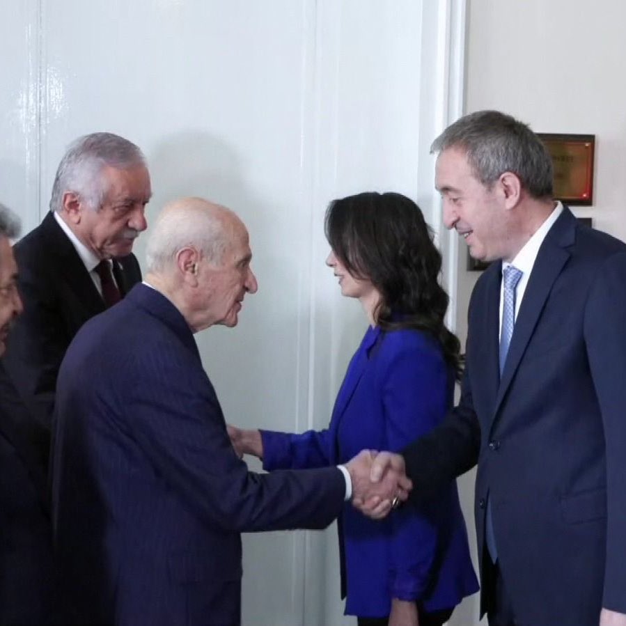 Milliyetçi Hareket Partisi (MHP) Genel Başkanı Devlet Bahçeli, DEM Parti