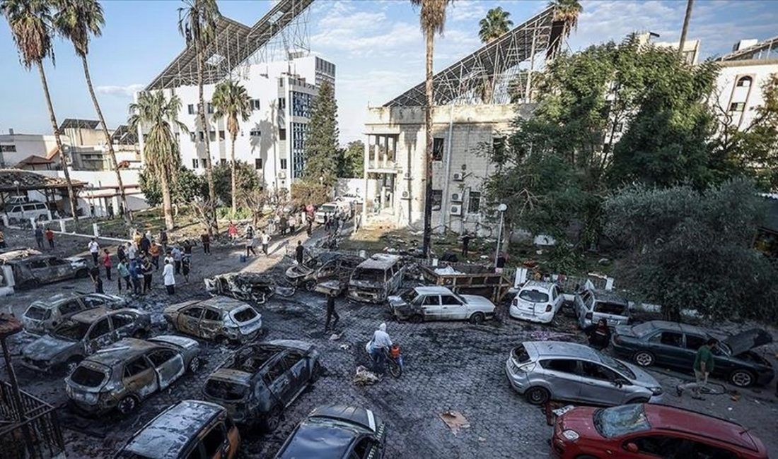 ANKARA-BHA Gazze’de soykırım suçu işleyen işgalci İsrail’in hastanelere ve sağlık