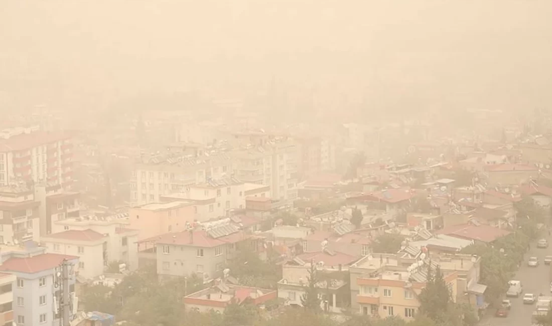 Meteoroloji Genel Müdürlüğü, yurdun güneydoğu kesimlerinde etkisini sürdüren toz taşınımına