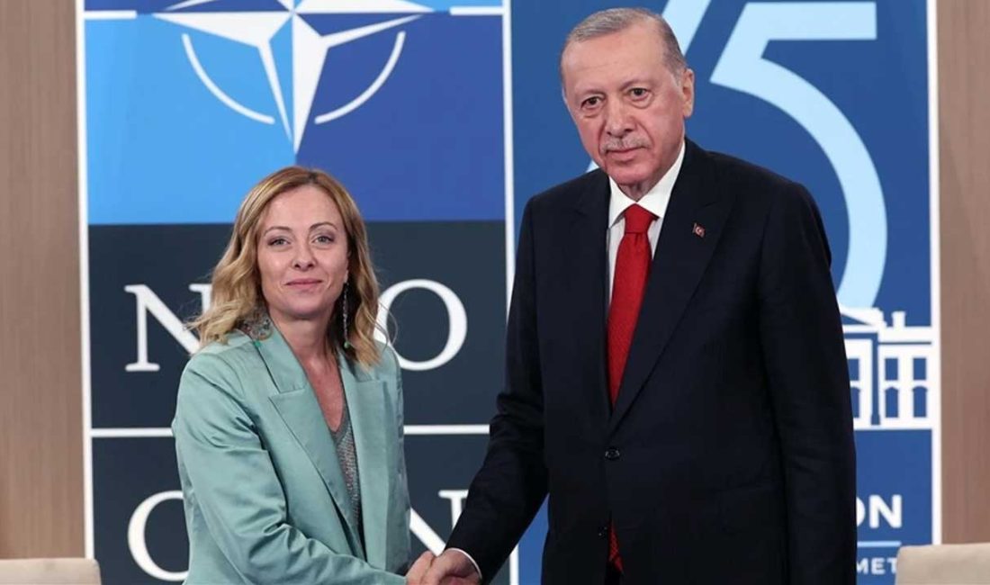 Cumhurbaşkanı Recep Tayyip Erdoğan, İtalya Başbakanı Giorgia Meloni ile gerçekleştirdiği