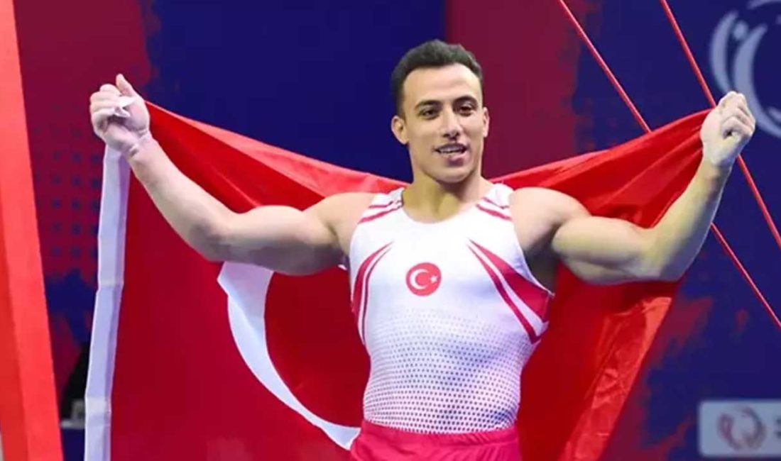 Milli cimnastikçimiz Adem Asil, Almanya’nın Leipzig kentinde düzenlenen Artistik Cimnastik