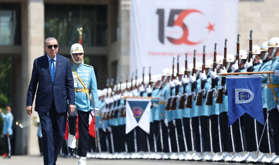 Cumhurbaşkanı Erdoğan “15 Temmuz, milletimizin kahramanlık destanıdır” Cumhurbaşkanı Recep Tayyip Erdoğan, 15 Temmuz Demokrasi ve Milli Birlik
