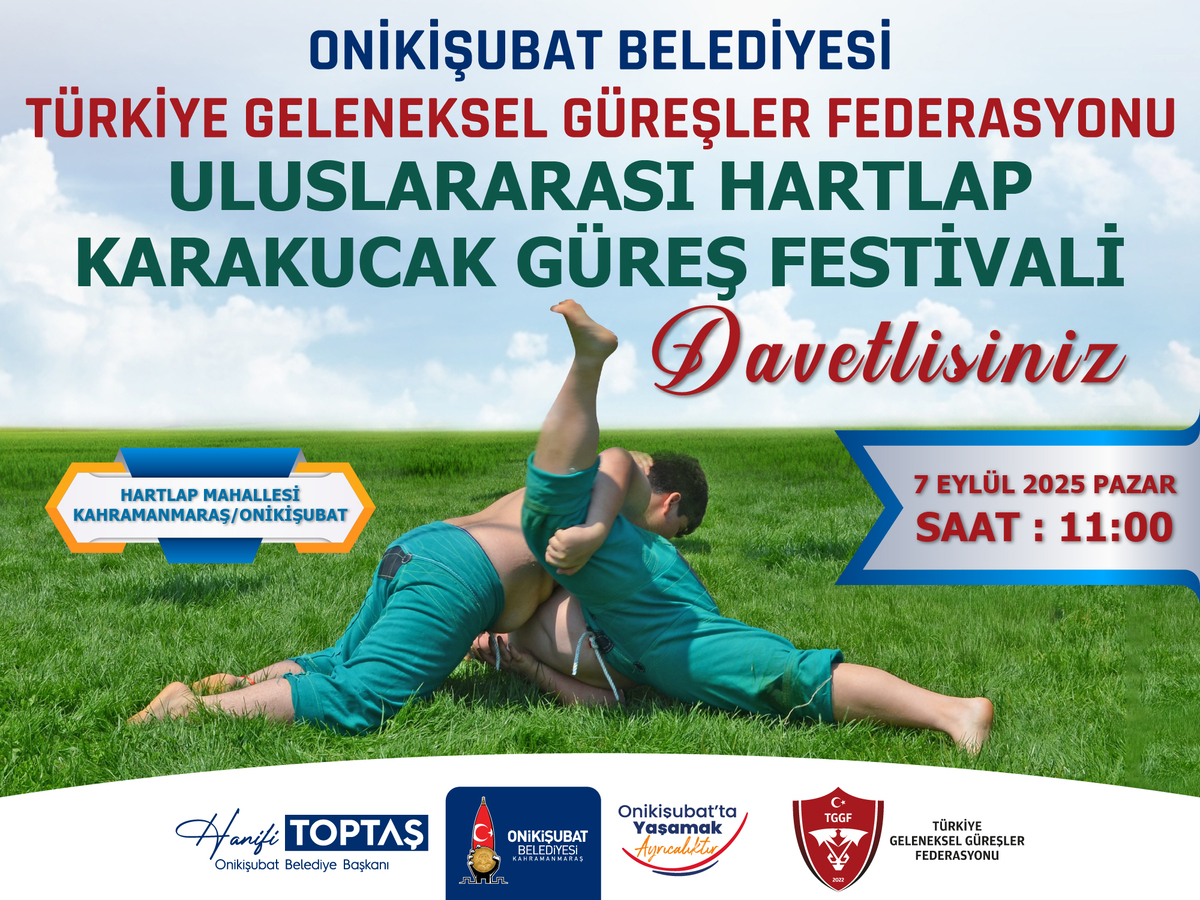 Onikişubat Belediyesi, Türkiye Geleneksel Güreşler Federasyonu iş birliğinde düzenleyeceği Uluslararası