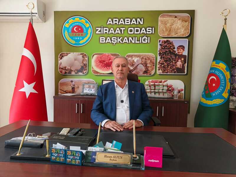 Araban Ziraat Odası Başkanı Hasan Altun N1 TV'ye Araban'da tarımsal