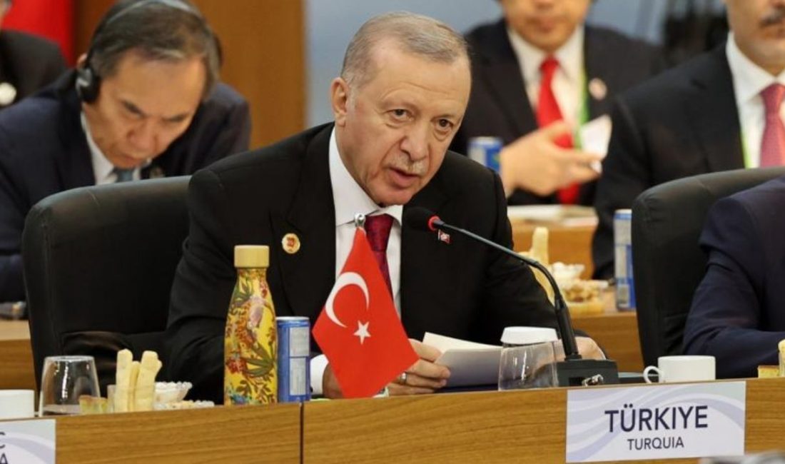 Cumhurbaşkanı Recep Tayyip Erdoğan, G20 Liderler Zirvesi kapsamında düzenlenen oturumda