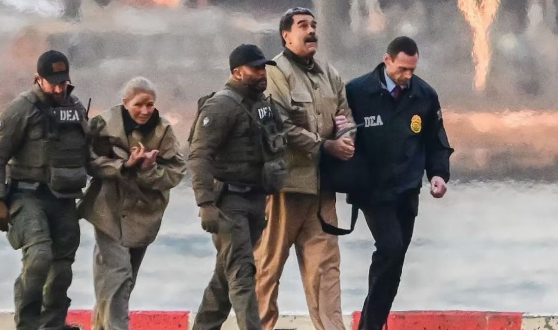 Venezuela'da yakalanarak New York’a getirilen Venezuela Devlet Başkanı Nicolás Maduro,