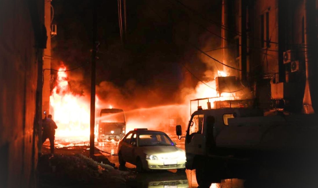YPG’li teröristler Halep’ten tahliye ediliyor ANKARA-BHA Terör örgütü mensuplarının “ilerleyen saatlerde” Halep’te işgal ettikleri noktaları