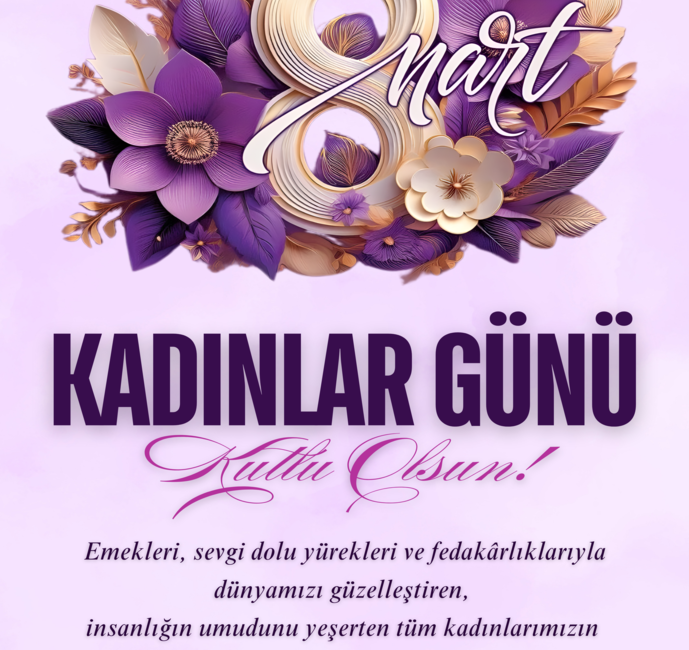 8 Mart Dünya Kadınlar Günü dolayısıyla kutlama mesajı yayımlayan Onikişubat