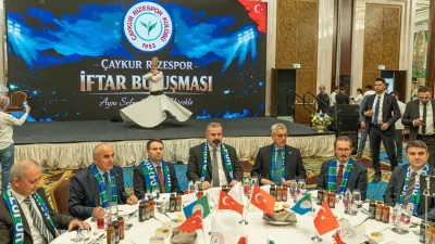 ANKARA / BHA İftar yemeğine Çaykur Rizespor Kulüp Başkanı İbrahim