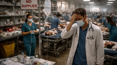 İsrail’in Lübnan genelinde düzenlediği yoğun hava saldırılarının ardından başkent Beyrut’ta