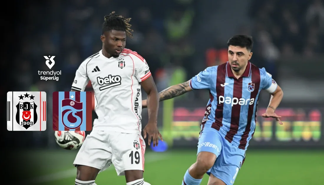 Dolmabahçe’de Beşiktaş ile Trabzonspor kozlarını paylaşacak İSTANBUL-BHA Tüpraş Stadyumu’nda oynanacak mücadele saat 20.00’de başlayacak. Karşılaşmayı hakem