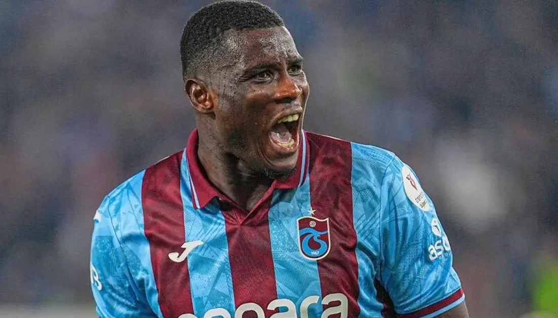 TRABZON-BHA Nijeryalı santrfor, sezonu zirvede tamamlaması halinde bordo-mavili kulübün Süper