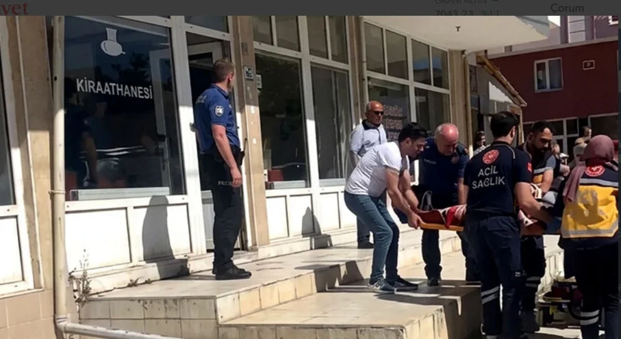 ELVAN ŞİMŞEK / ÇORUM – BHA  Çorum’da bir kıraathanede iki kişi arasında