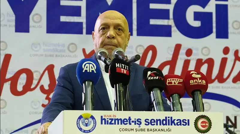 Elvan Şimşek BHA – ÇORUM HAK-İŞ Genel Başkanı Mahmut Arslan, Çorum’da