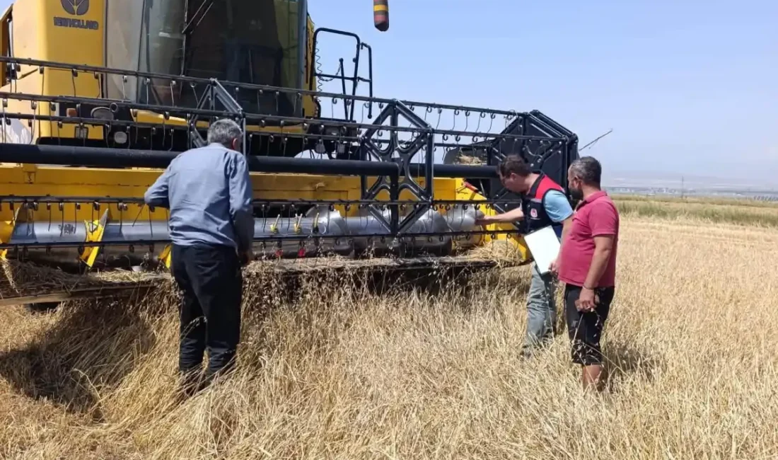 Kars’ta hububat hasadının güvenli ve verimli bir şekilde tamamlanması amacıyla