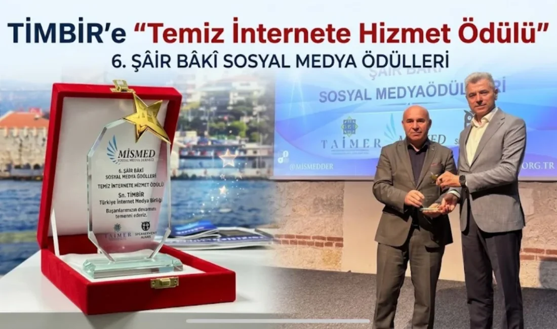 Şâir Bâkî Sosyal Medya Ödülleri’nde anlamlı buluşma İSTANBUL – BHA Türkiye’de sosyal medyanın kültür, tarih, sanat ve