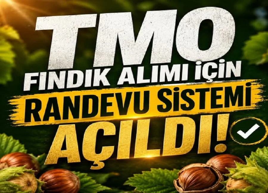 TMO fındık alımı için randevuları açtı GİRESUN – BHA Toprak Mahsulleri Ofisi (TMO), 2026 yılı fındık