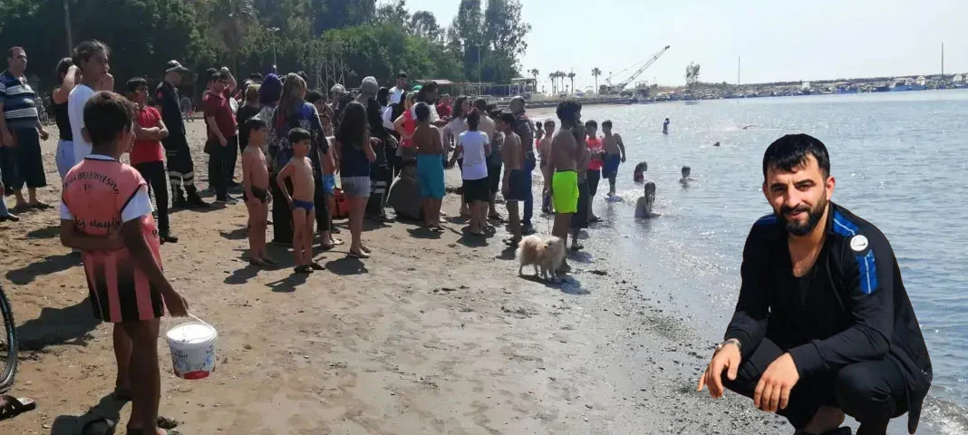 HATAY – BHA  Hatay’ın Payas ilçesi sahilinde dün akşam saatlerinde