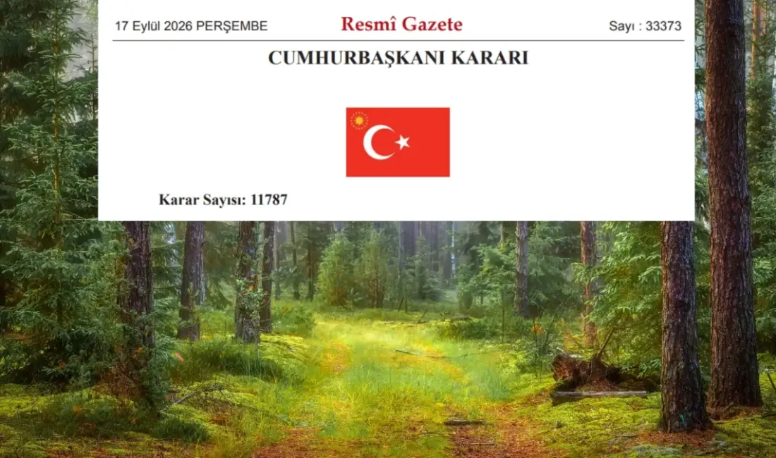 27 ilde bazı alanlar orman sınırı dışına çıkarıldı ANKARA – BHA Cumhurbaşkanı Recep Tayyip Erdoğan’ın imzasıyla hazırlanan 11787