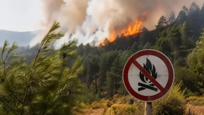 ANKARA – BHA  Türkiye’nin farklı bölgelerinde orman yangınlarıyla mücadele