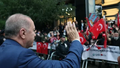 ANKARA  – BHA Cumhurbaşkanı Erdoğan, eşi Emine Erdoğan ile birlikte John