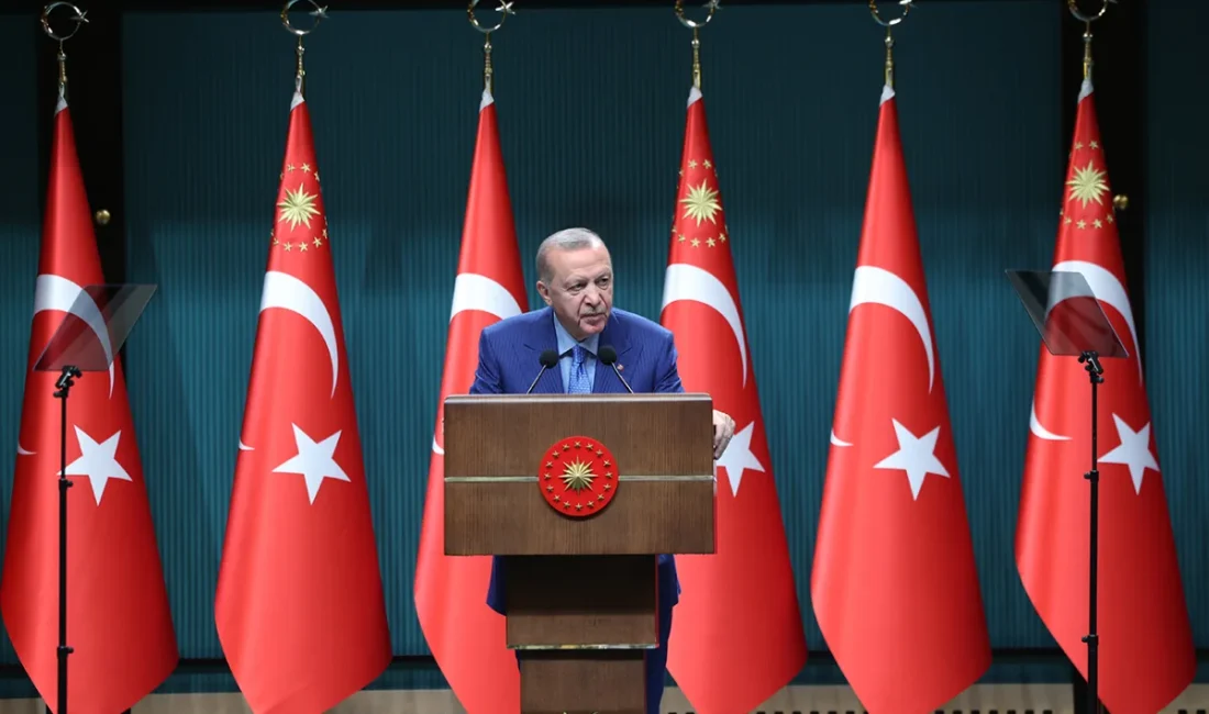 ANKARA – BHA Cumhurbaşkanı Erdoğan, Cumhurbaşkanlığı Külliyesi’nde gerçekleştirilen Kabine Toplantısı’nın