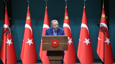 ANKARA – BHA Cumhurbaşkanı Erdoğan, Cumhurbaşkanlığı Külliyesi’nde gerçekleştirilen Kabine Toplantısı’nın