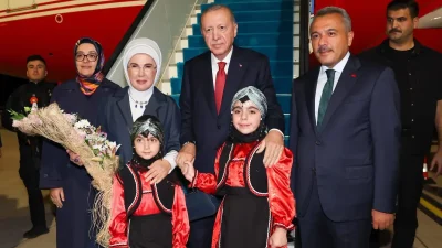 RİZE – BHA Cumhurbaşkanı Recep Tayyip Erdoğan, çeşitli programlara katılmak
