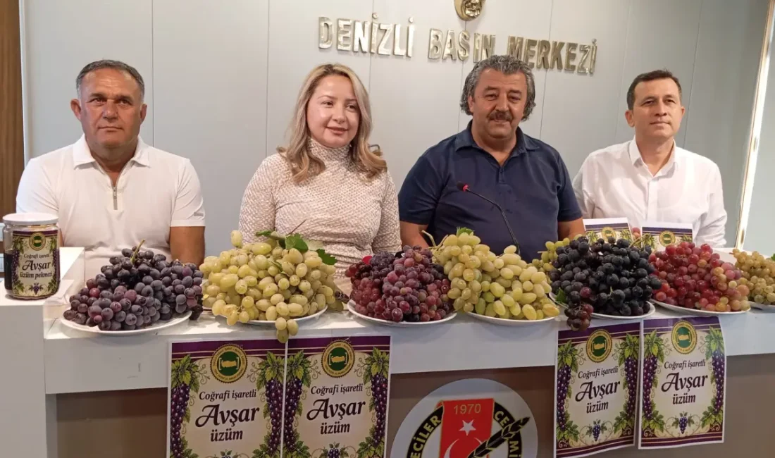 Denizli’de Avşar üzümü coğrafi işaret tescili aldı DENİZLİ – BHA Denizli’nin Acıpayam ilçesine bağlı Avşar Mahallesi’nde yetiştirilen