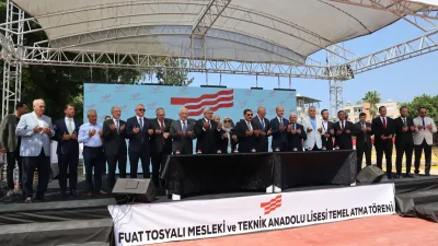 HATAY – BHA Hatay Protokolünün katıldığı törende lisenin detayları hakkında