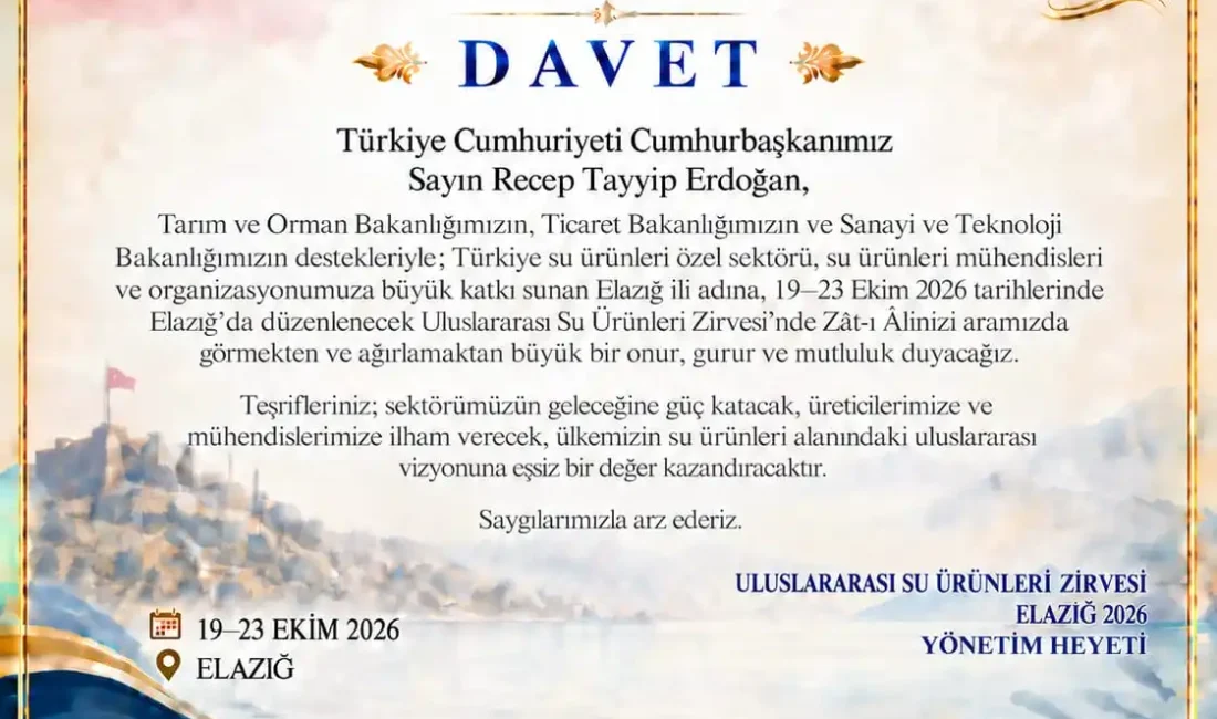  Sıtkı TAŞEL – BHA   Elazığ, uluslararası su