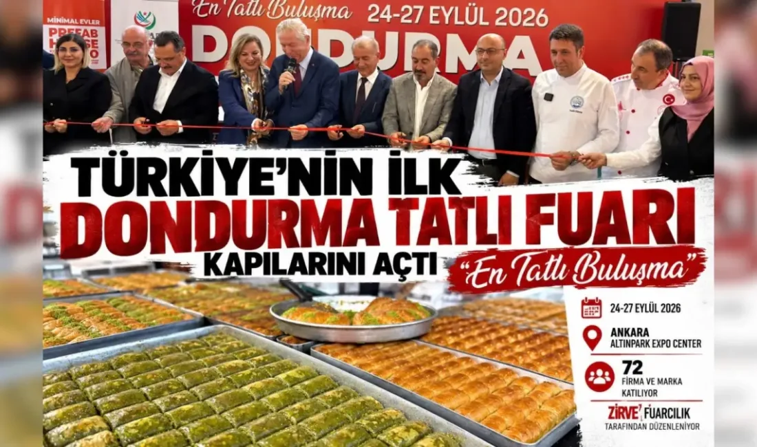 ANKARA – BHA Zirve Fuarcılık tarafından düzenlenen Türkiye’nin ilk Dondurma