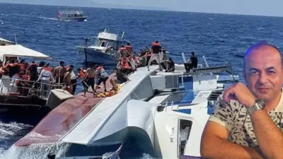 HATAY – BHA Girne açıklarında meydana feribot faciasının ardından kayıp
