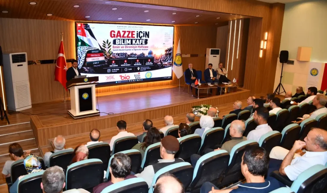 Gazze’nin sesi Harran Üniversitesinden yükseldi ŞANLIURFA – BHA İnsanlık onuruna, adalete ve barışa duyulan sorumluluk