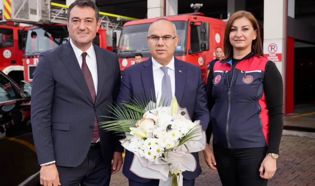 GİRESUN – BHA Giresun Valisi Mustafa Koç, İtfaiye Haftası dolayısıyla